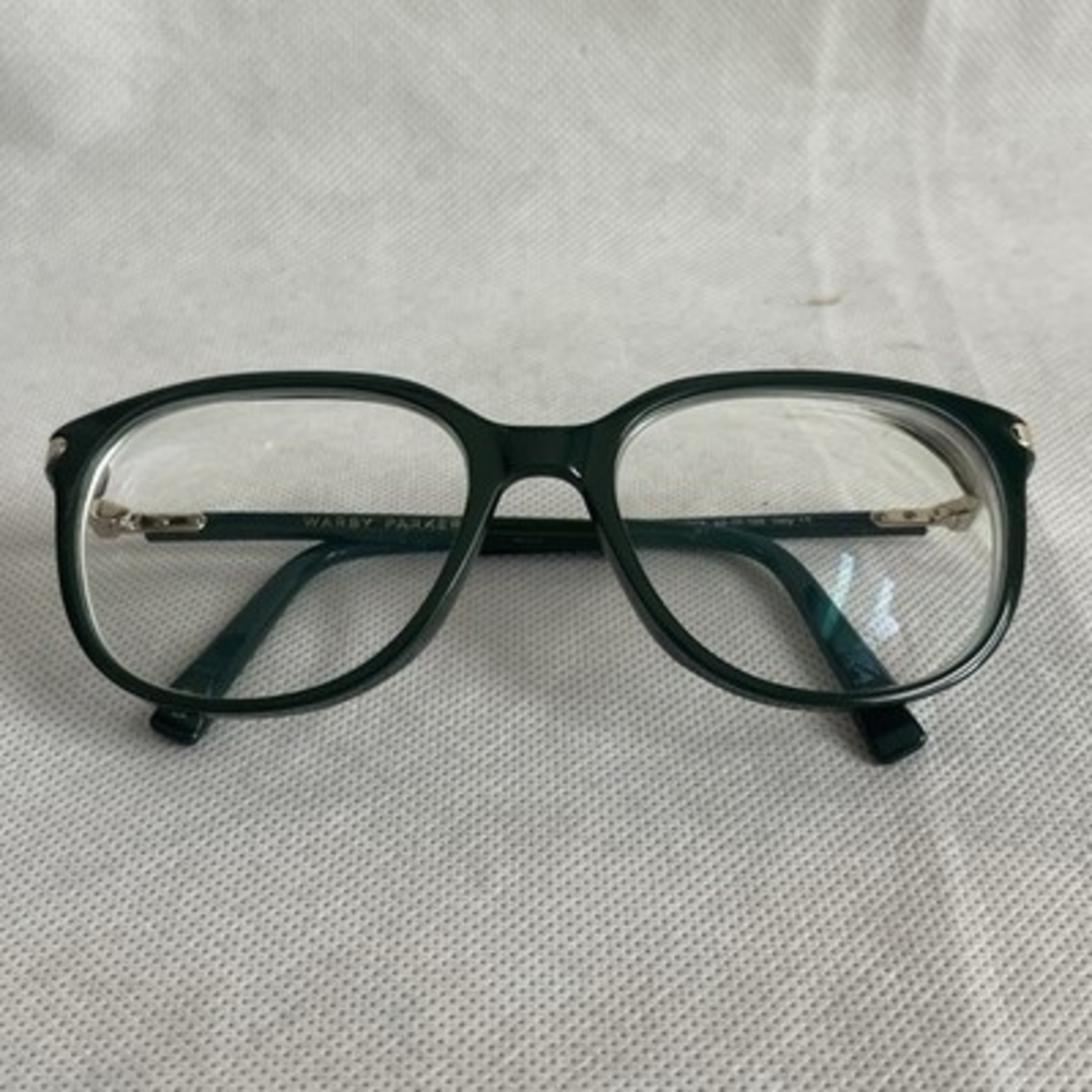 Laurel Italy M3708 Dark Green Eyeglasses Frame Barely Worn Excellent Condition